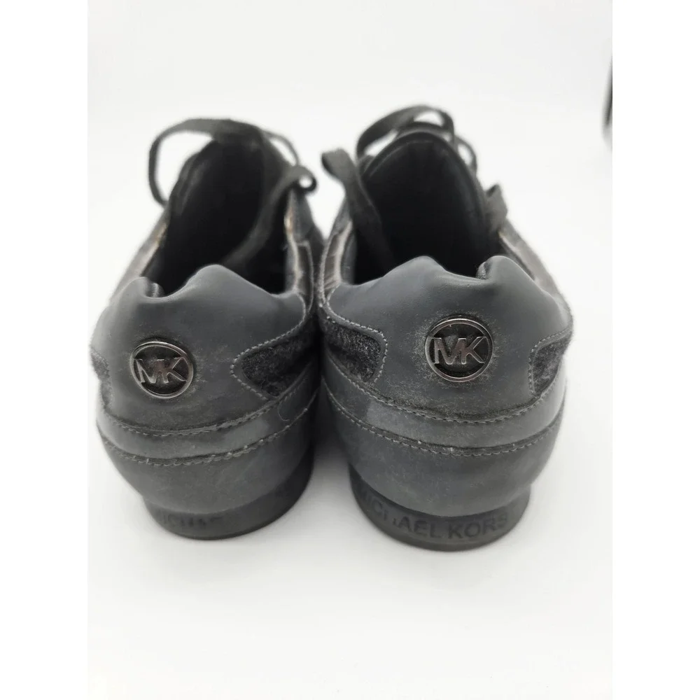 MICHAEL KORS Women's‎ Genuine Calf Hair Gray Sneakers. Size 8 ReAD